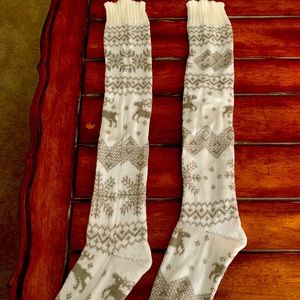 Brand new knee high socks. Great for winter! Still in packaging!